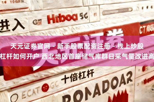 天元证券官网 - 新手股票配资注册 - 线上炒股杠杆如何开户 西北地区首座储气库群日采气量改进高