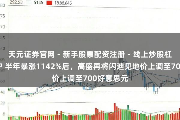 天元证券官网 - 新手股票配资注册 - 线上炒股杠杆如何开户 半年暴涨1142%后，高盛再将闪迪见地价上调至700好意思元