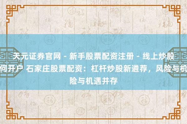 天元证券官网 - 新手股票配资注册 - 线上炒股杠杆如何开户 石家庄股票配资：杠杆炒股新遴荐，风险与机遇并存